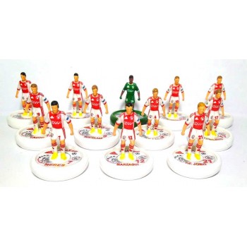Subbuteo Andrew Table Soccer Ajax 2018-19 Champions League kit on WSB Professional bases 